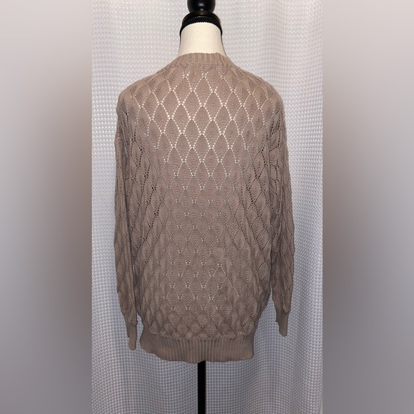 Women’s EMPROVED knitted organic cotton V Neck sweater size medium - Picture 11 of 12